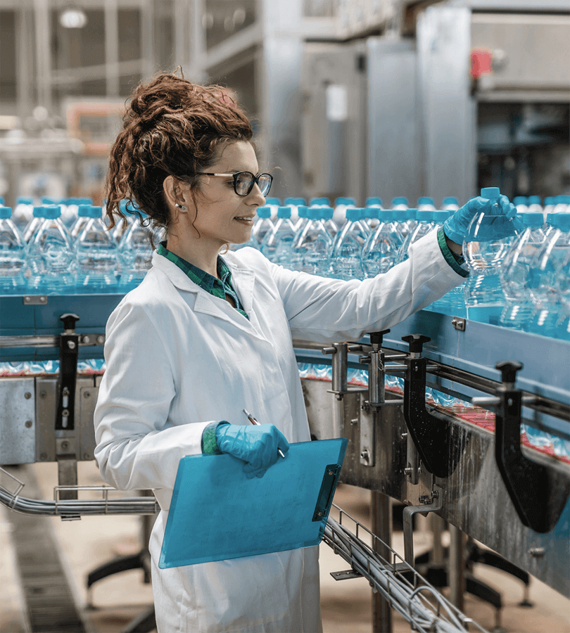 CPG specialists reviewing product and supply data